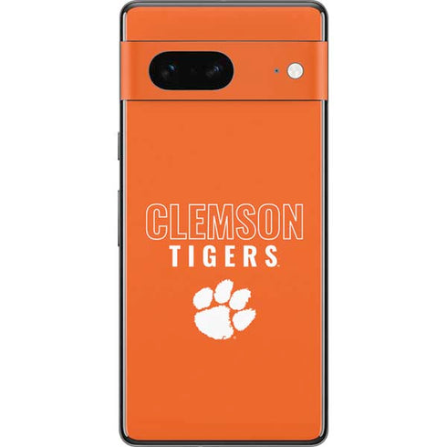 Clemson University Tigers Logo Pixel Skins